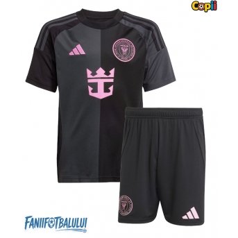 Inter Miami Echipament de Fotbal Replică 2025-26 Copii Deplasare (+ Șorturi)
